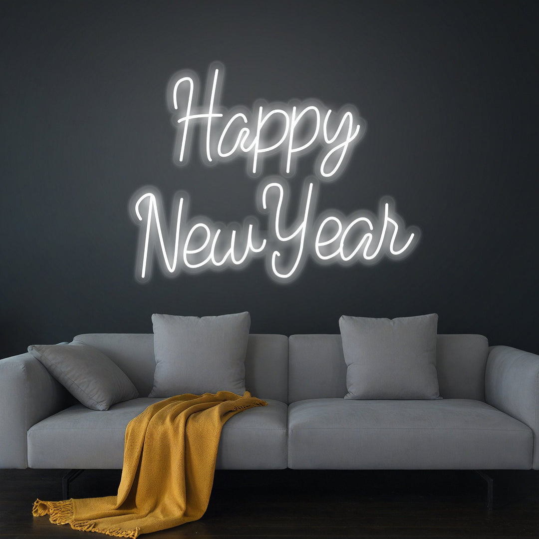 Happy New Year Neon Sign - GEEKNEON