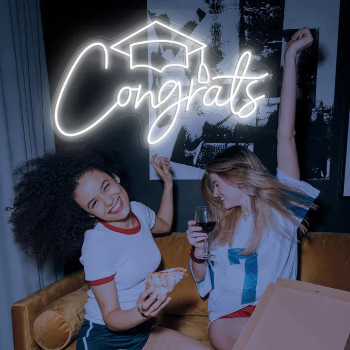 Congrats Neon Sign,Custom Graduation Gifts - GEEKNEON