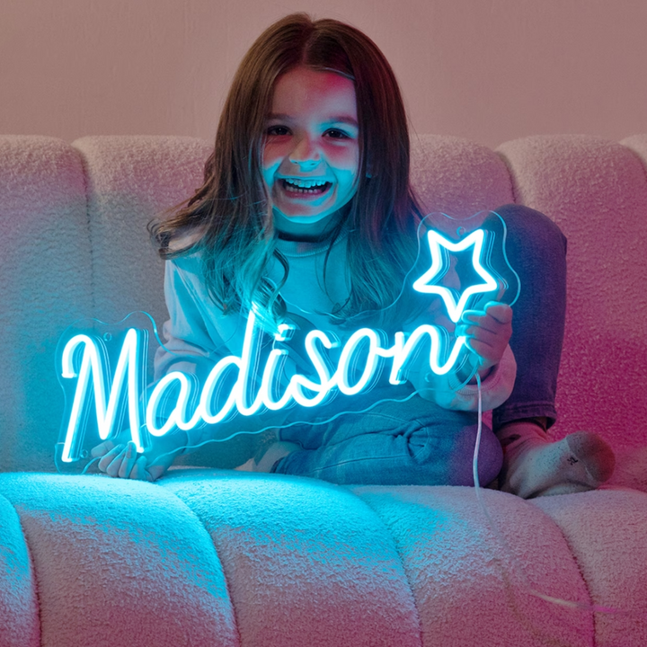 Custom Name Neon Sign for Kids,Christmas Gifts for Baby, Birthday Gift